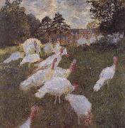 Claude Monet Turkeys oil painting artist